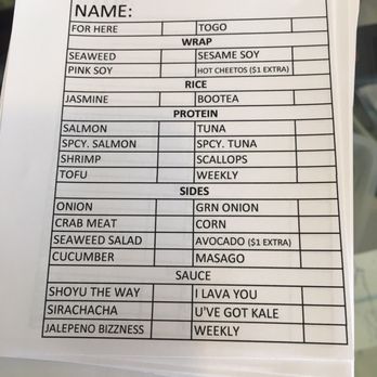 The lowkey poke joint Menu - Image 4